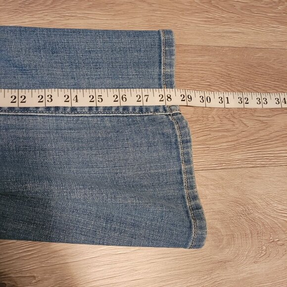 Levi's Jeans 14 S Perfectly Slimming 512 Bootcut Button Flap Medium Light Y2K - Picture 9 of 11
